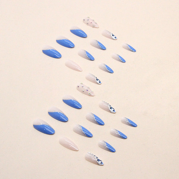 12 Sizes-24 Pcs Press On Nails Z614