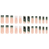 12 Sizes-24 Pcs Press On Nails G013
