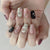 12 Sizes-24 Pcs Press On Nails Z769
