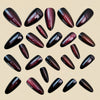 12 Sizes-24 Pcs Press On Nails Y1488