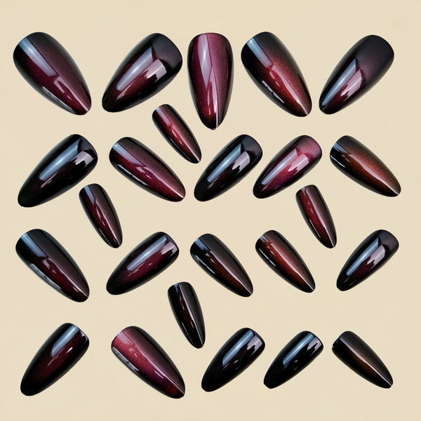 12 Sizes-24 Pcs Press On Nails Y1488