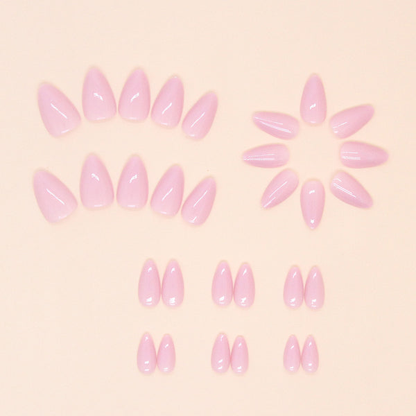 12 Sizes-24 Pcs Press On Nails W1508