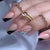 12 Sizes-24 Pcs Press On Nails W807