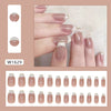 12 Sizes-24 Pcs Press On Nails W1629