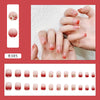 12 Sizes-24 Pcs Press On Nails R361