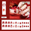 12 Sizes-24 Pcs Press On Nails R839