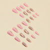 12 Sizes-24 Pcs Press On Nails Y101