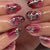 12 Sizes-24 Pcs Press On Nails JP3559