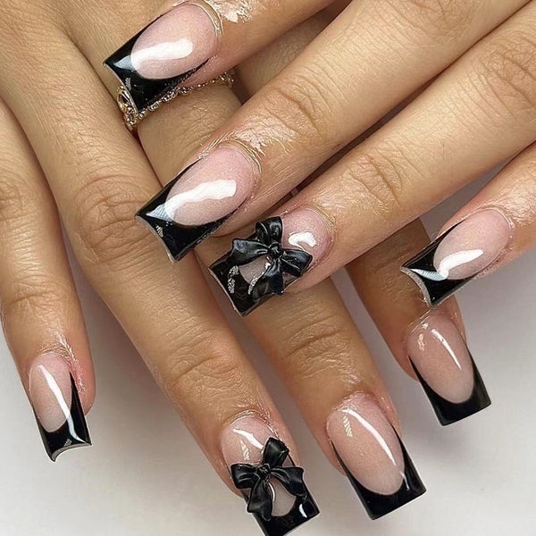 12 Sizes-24 Pcs Press On Nails C487