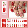 12 Sizes-24 Pcs Press On Nails C469