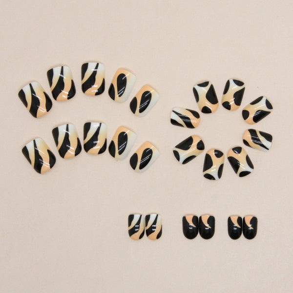 12 Sizes-24 Pcs Press On Nails W1238