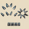 12 Sizes-24 Pcs Press On Nails Y1608