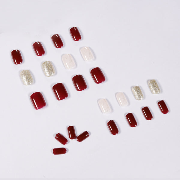 12 Sizes-24 Pcs Press On Nails JP993