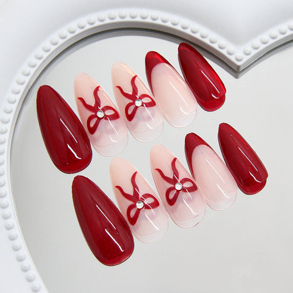 12 Sizes-24 Pcs Press On Nails Z1027