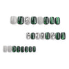 12 Sizes-24 Pcs Press On Nails GN007