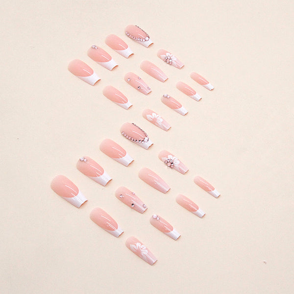12 Sizes-24 Pcs Press On Nails Z645