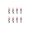 12 Sizes-24 Pcs Press On Nails W128
