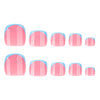 12 Sizes-24 Pcs Press On Nails JP3800