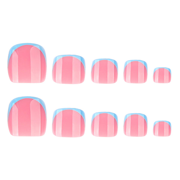 12 Sizes-24 Pcs Press On Nails JP3800