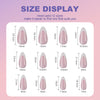 108 Pcs Press On Nails D001