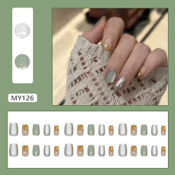 30 Pcs Press On Nails MY126
