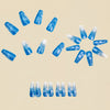 12 Sizes-24 Pcs Press On Nails Y1298