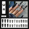 12 Sizes-24 Pcs Press On Nails Z334