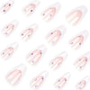 12 Sizes-24 Pcs Press On Nails JP3304