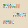 12 Sizes-24 Pcs Press On Nails Y1035