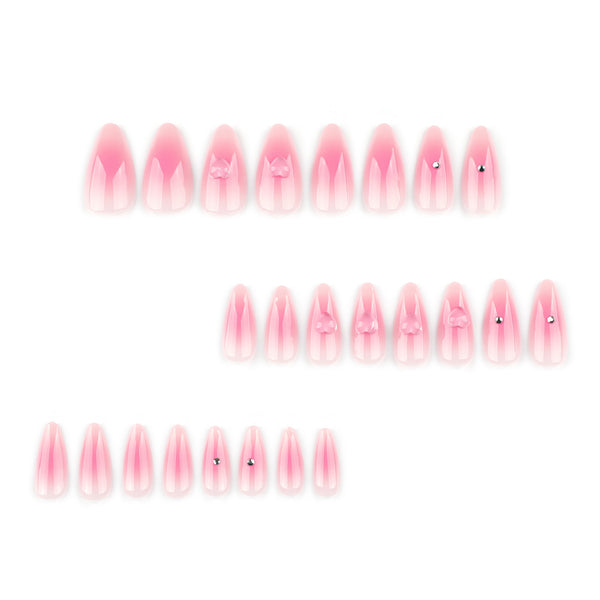 12 Sizes-24 Pcs Press On Nails JP4015