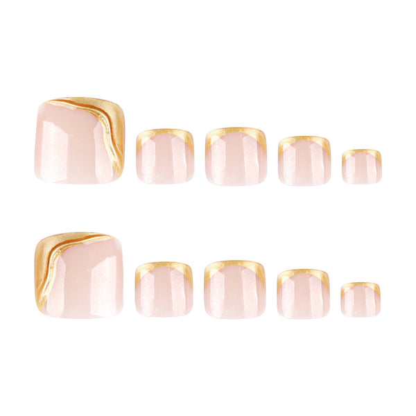 12 Sizes-24 Pcs Press On Nails JP3812
