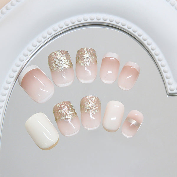 12 Sizes-24 Pcs Press On Nails R946