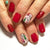 12 Sizes-24 Pcs Press On Nails C704