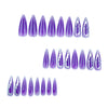12 Sizes-24 Pcs Press On Nails DIY62