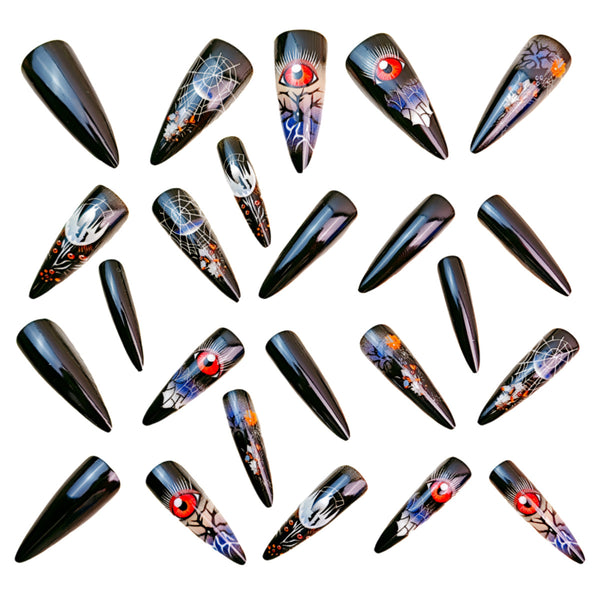 12 Sizes-24 Pcs Press On Nails Y905