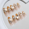 12 Sizes-24 Pcs Press On Nails Z1043
