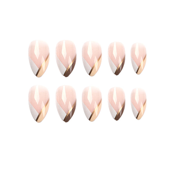 12 Sizes-24 Pcs Press On Nails JP1147