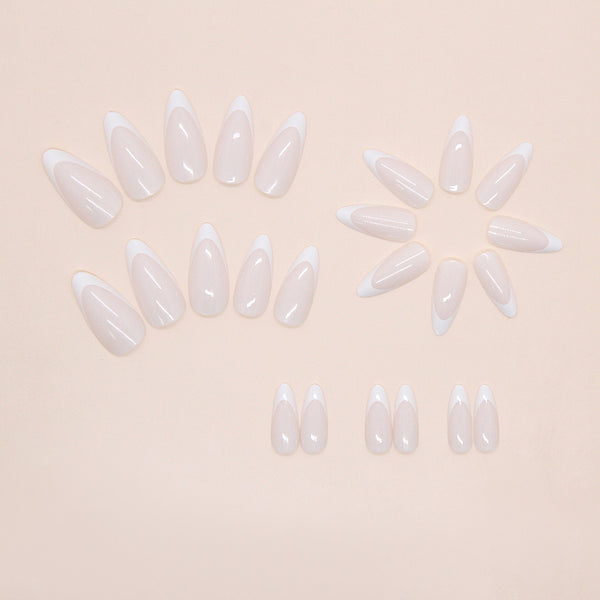 12 Sizes-24 Pcs Press On Nails W2138