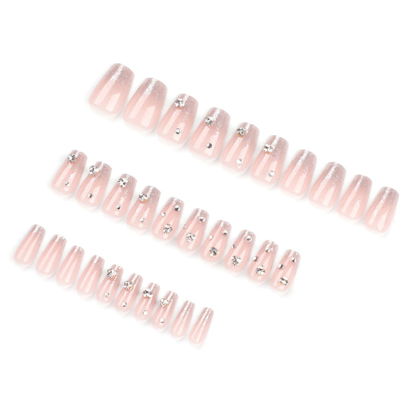 Medium Pink Press on Nails