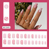 12 Sizes-24 Pcs Press On Nails W1849