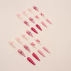 12 Sizes-24 Pcs Press On Nails W936