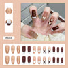12 Sizes-24 Pcs Press On Nails R666