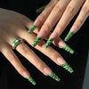 12 Sizes-24 Pcs Press On Nails JP1473