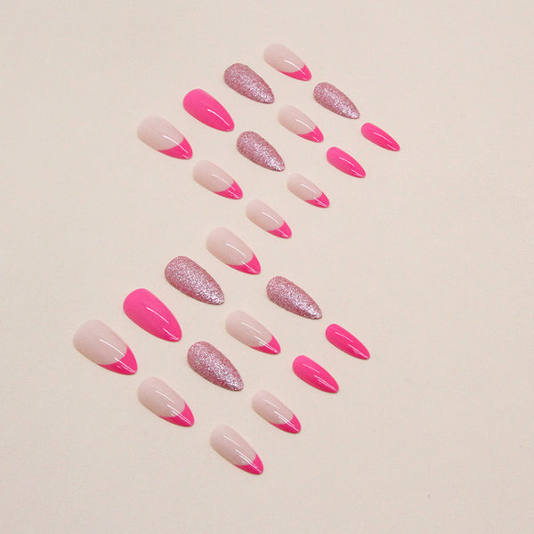 12 Sizes-24 Pcs Press On Nails W954