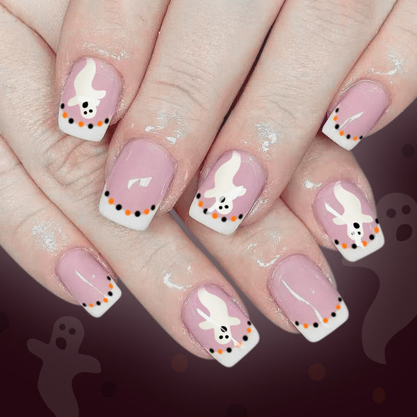 12 Sizes-24 Pcs Press On Nails C1121