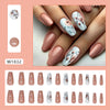 12 Sizes-24 Pcs Press On Nails W1832