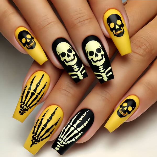 12 Sizes-24 Pcs Press On Nails Y1103