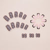 12 Sizes-24 Pcs Press On Nails W2174