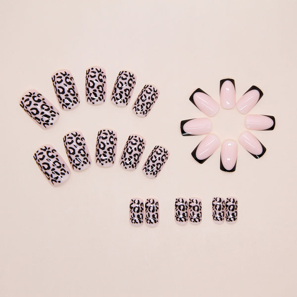 12 Sizes-24 Pcs Press On Nails W2174