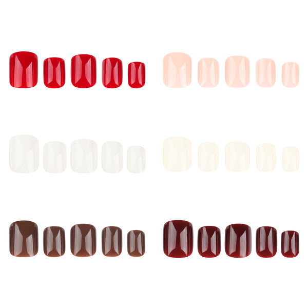 12 Sizes-24 Pcs Press On Nails JP3362